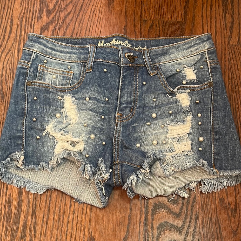 Highwasted jean shorts